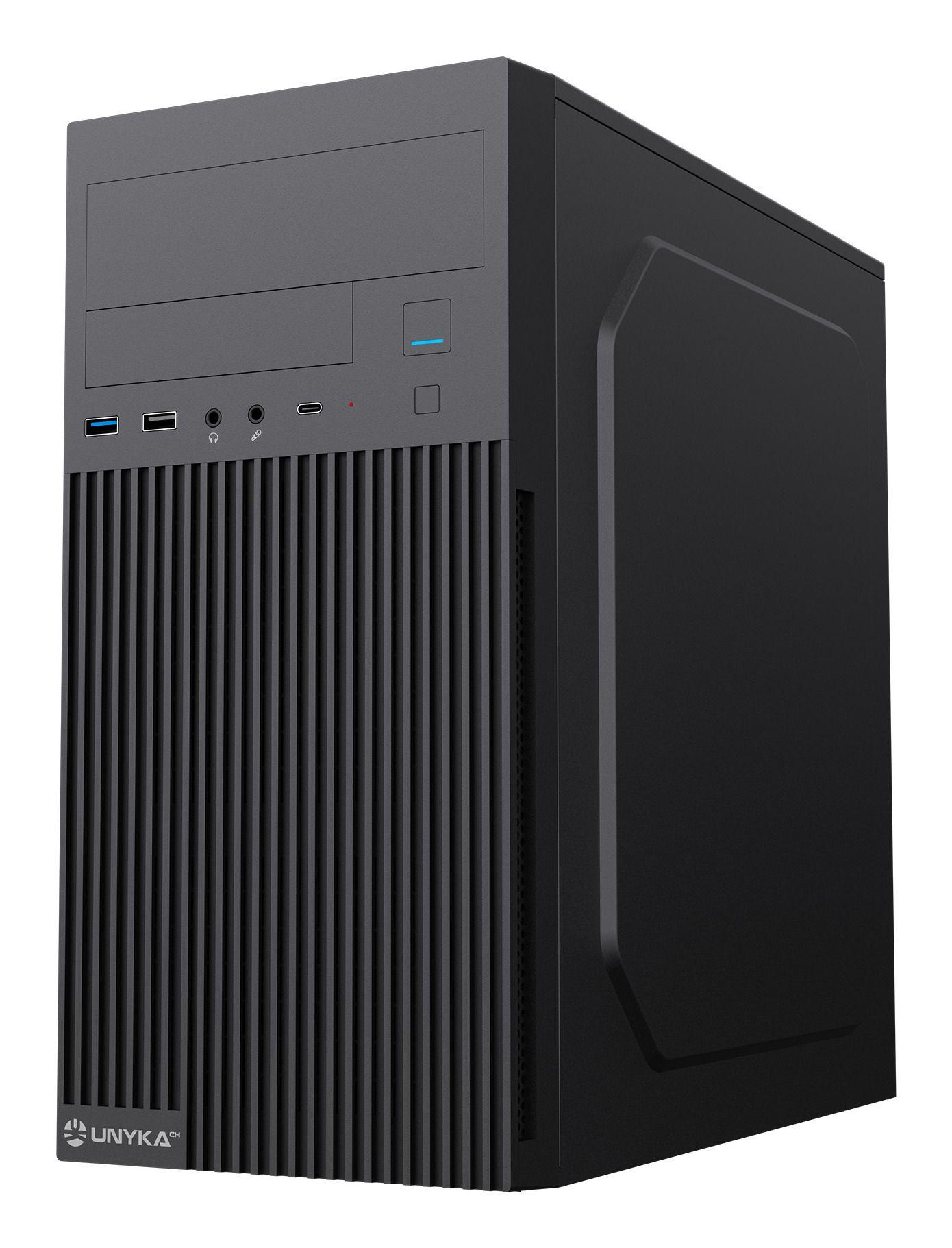 Caixa de Computador UNYKA AERO C260 (ITX, Micro ATX - 500 W - PC - Preto) — miniatura 2