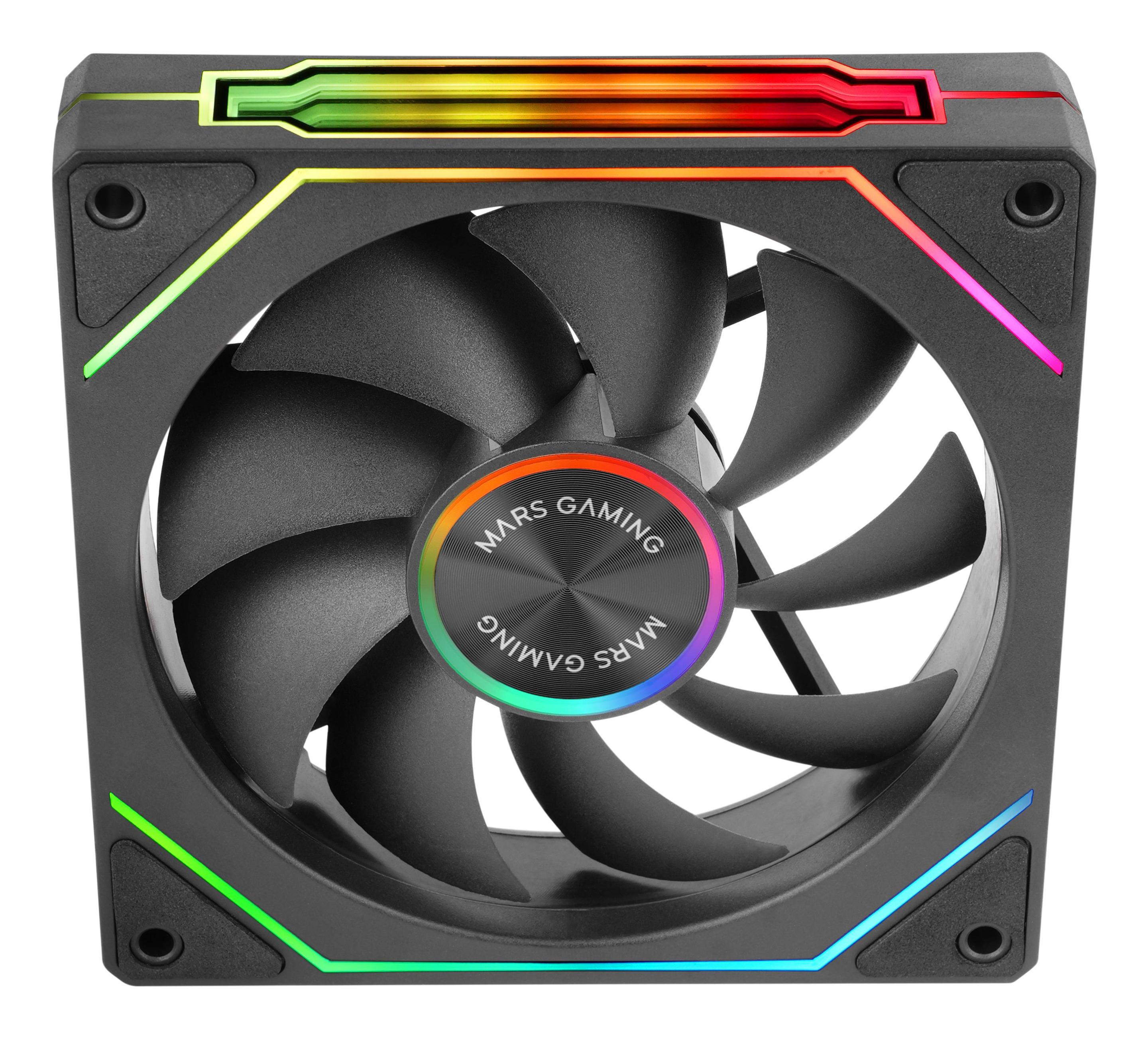Ventoinhas MARS GAMING MF-LINKFINITYKIT2 (Preto) — miniatura 6
