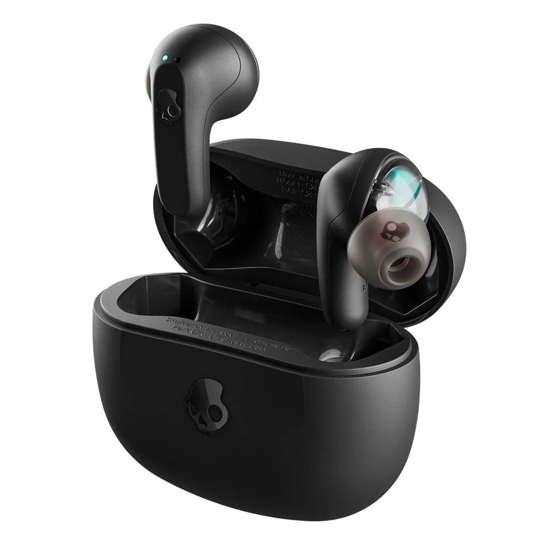 Auscultadores SKULLCANDY Rail (Bluetooth - Preto)
