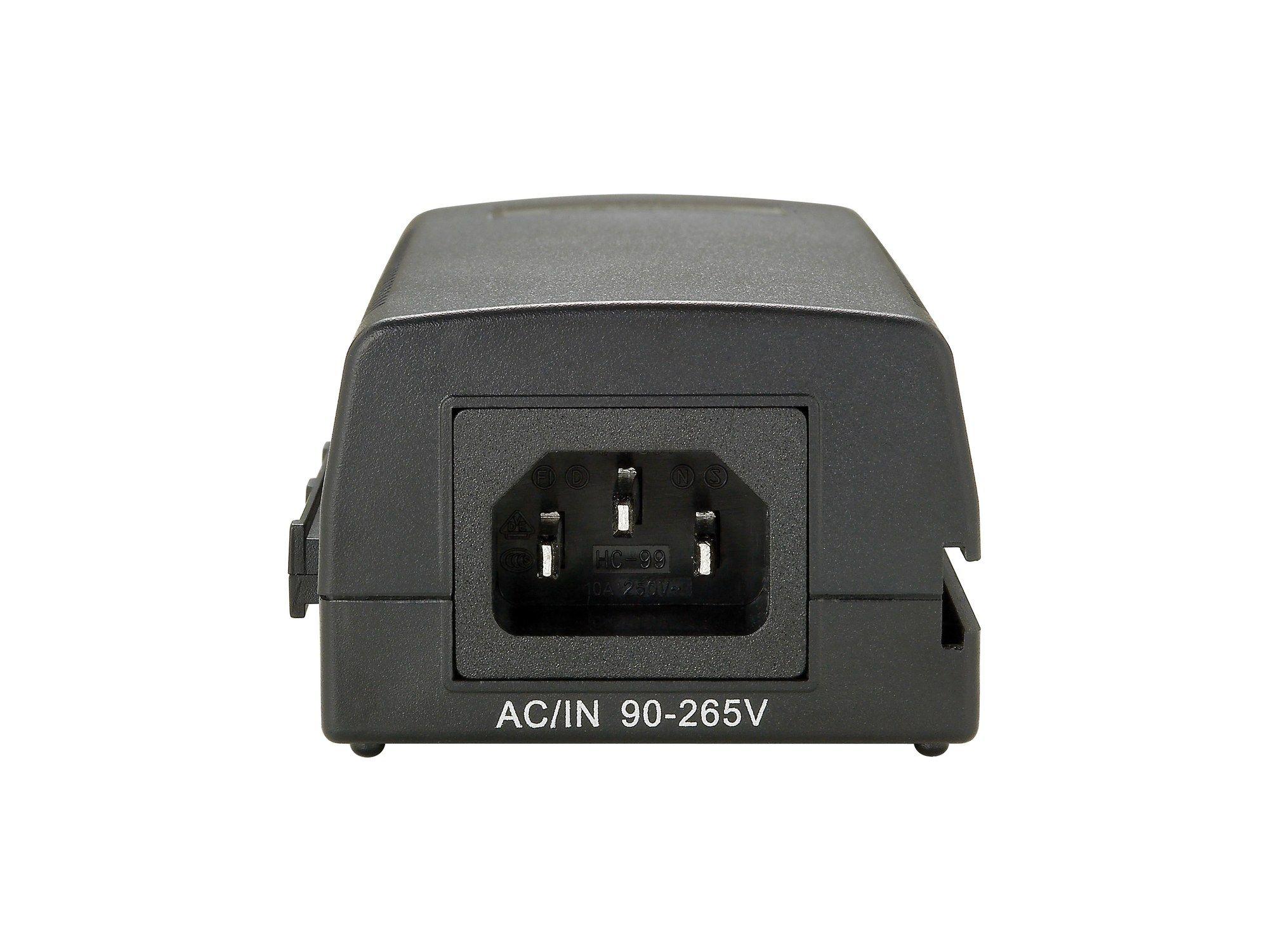 Injetor PoE LEVELONE POI-3000 (Gigabit Ethernet - 1 unidade - 10/100/1000 Mbit/s - Preto), miniatura 2
