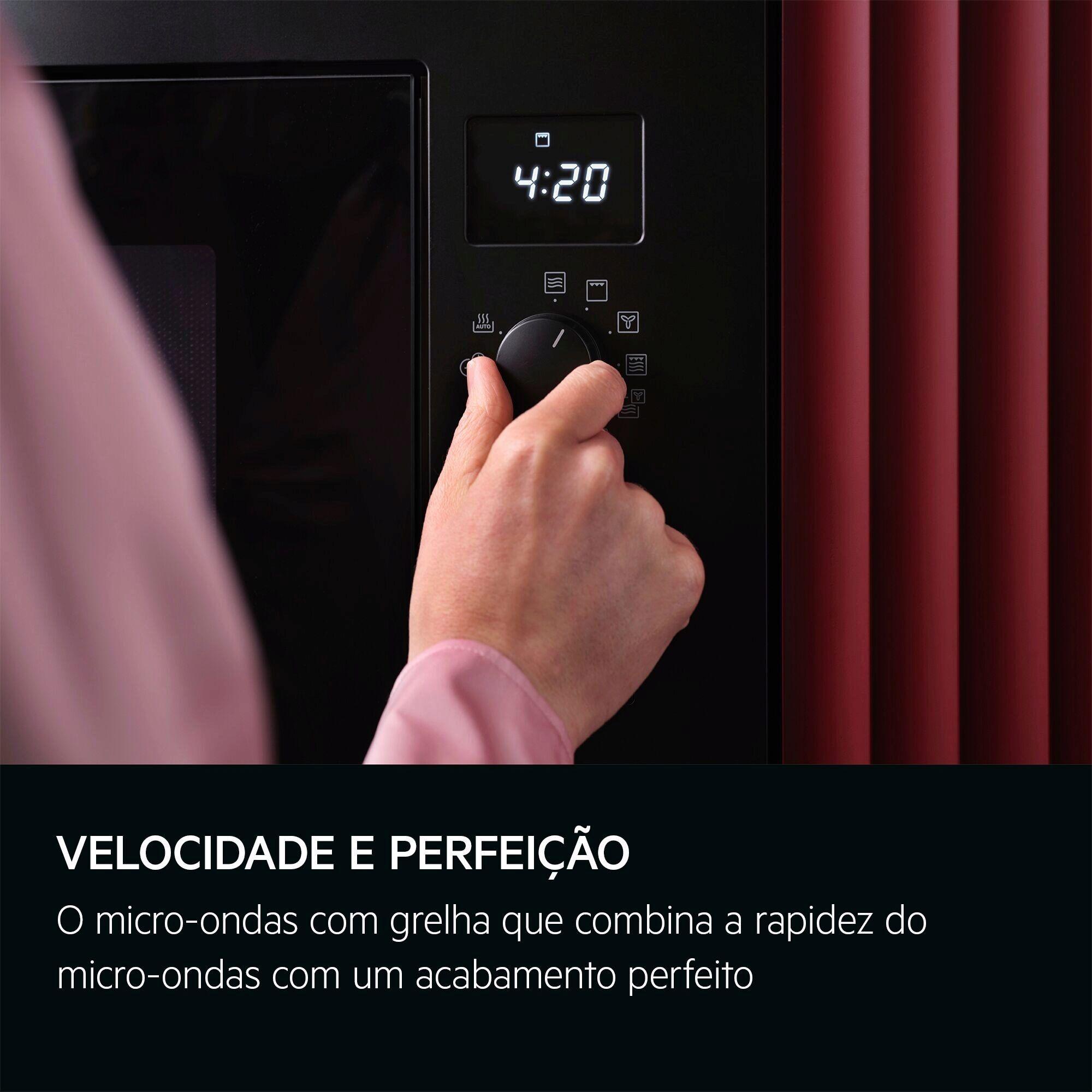 Micro-ondas Encastre AEG TMS5G25IEM (900 W - 1000 W - 25 l - Preto e Inox) — miniatura 14