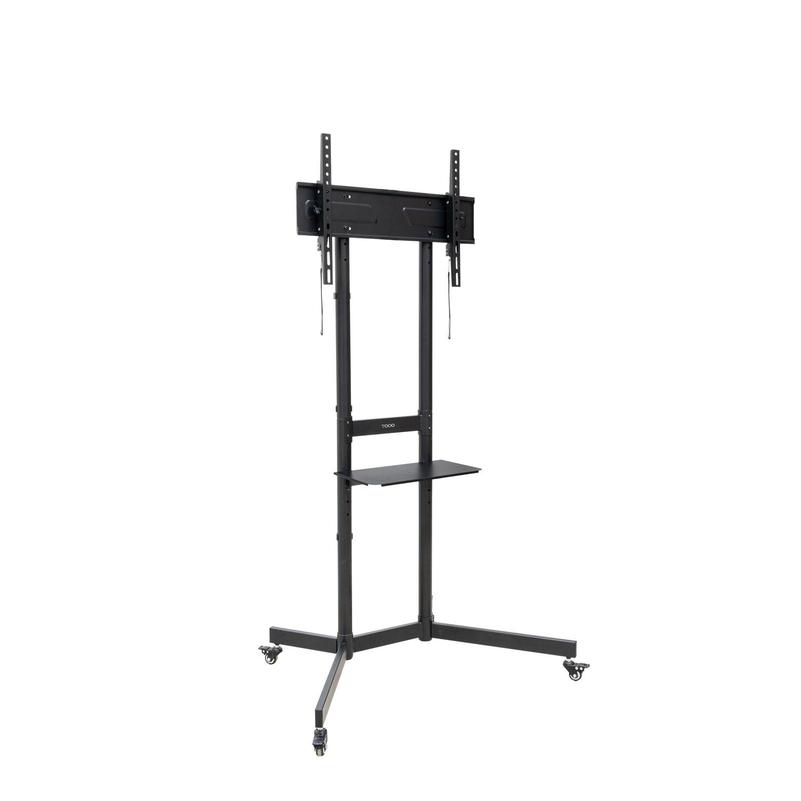Suporte de Chão para TV TOOQ FS1150M-B (100 x 100-600 x 400 mm - 600 x 400 mm - 100 x 100 mm - Preto)