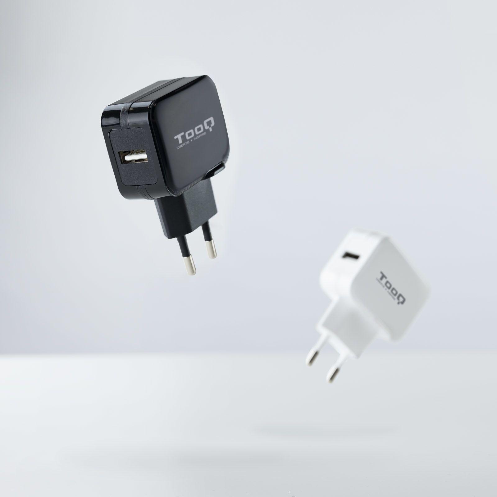 Carregador de Parede TOOQ TQWC-1S01 (12 W - Preto), miniatura 5