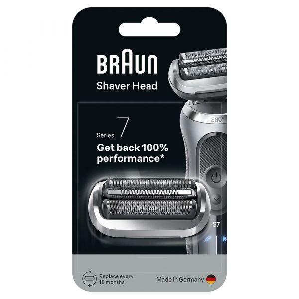 Cabeça de Substituição para Máquina de Barbear BRAUN 74S (Preto e Aço Inoxidável) — miniatura 3
