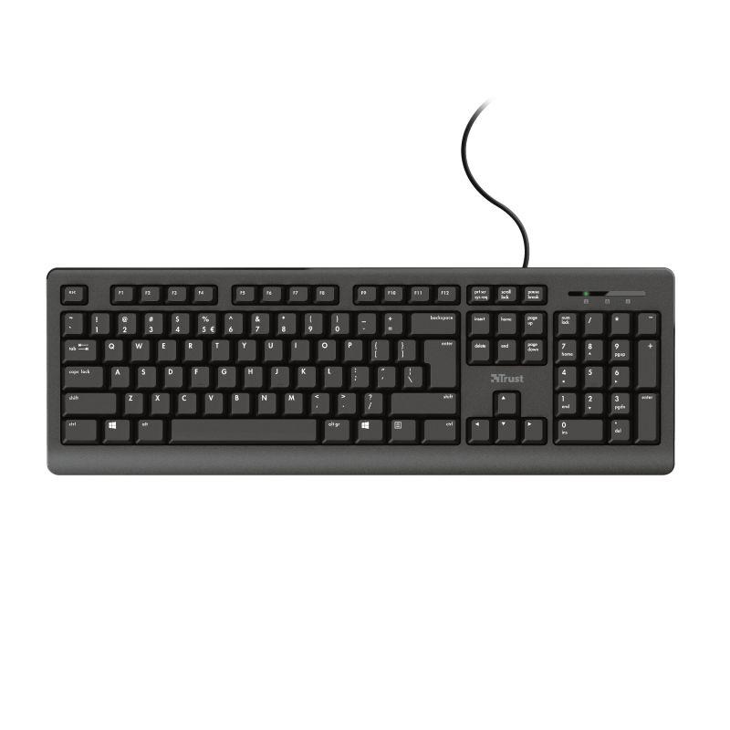 Teclado TRUST TK-150 (Espanhol - Interruptor de membrana - Tamanho completo - Preto) — miniatura 7