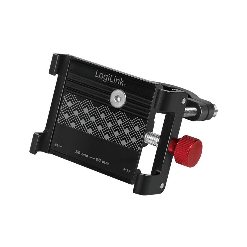 Suporte para Smartphone de Bicicleta LOGILINK AA0146 (Preto e Vermelho)