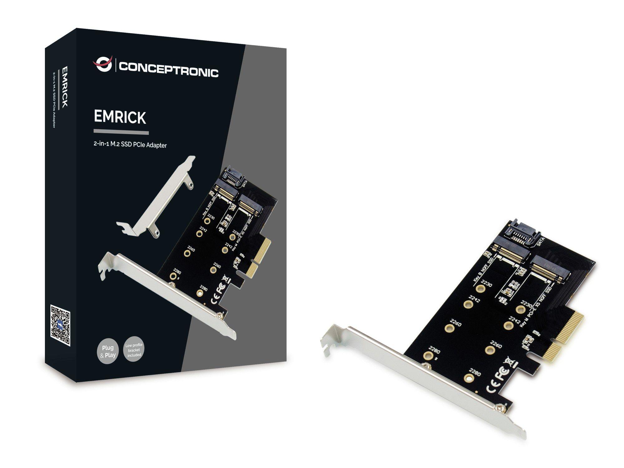 Placa Controladora PCIe CONCEPTRONIC EMRICK04B (JMB585) — miniatura 3