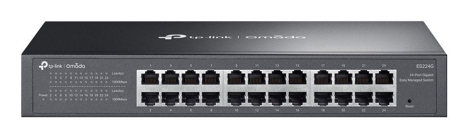 Switch TP-LINK Omada ES224G (Até 1000 Mbps - Gigabit Ethernet - 4 MB - Preto)