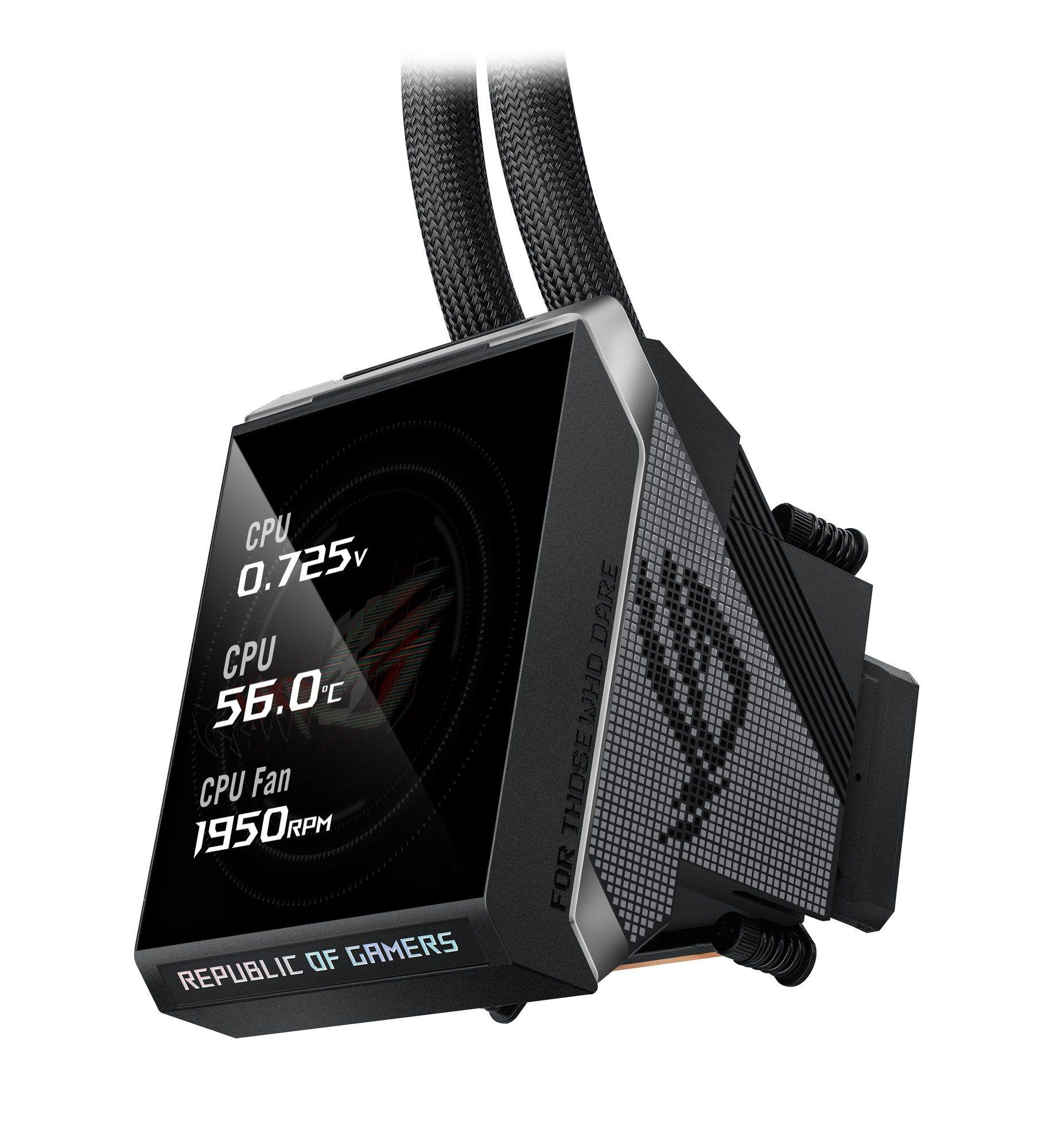 Water Cooler CPU ASUS ROG STRIX SLC IV 360 ARGB LCD (AM4, AM5, LGA 1700, LGA 1851 - LGA 1851, AM4, AM5, LGA 1700 - 120 mm - Preto) — miniatura 10