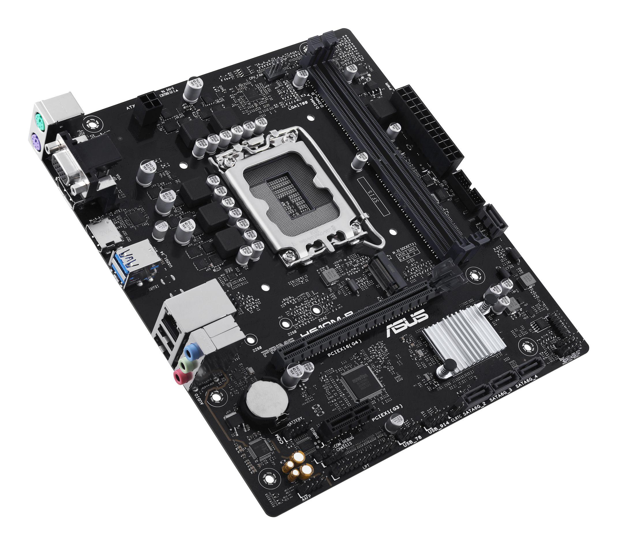 Motherboard ASUS PRIME H610M-R-SI (LGA 1700 - micro ATX - Duplo canal), miniatura 5