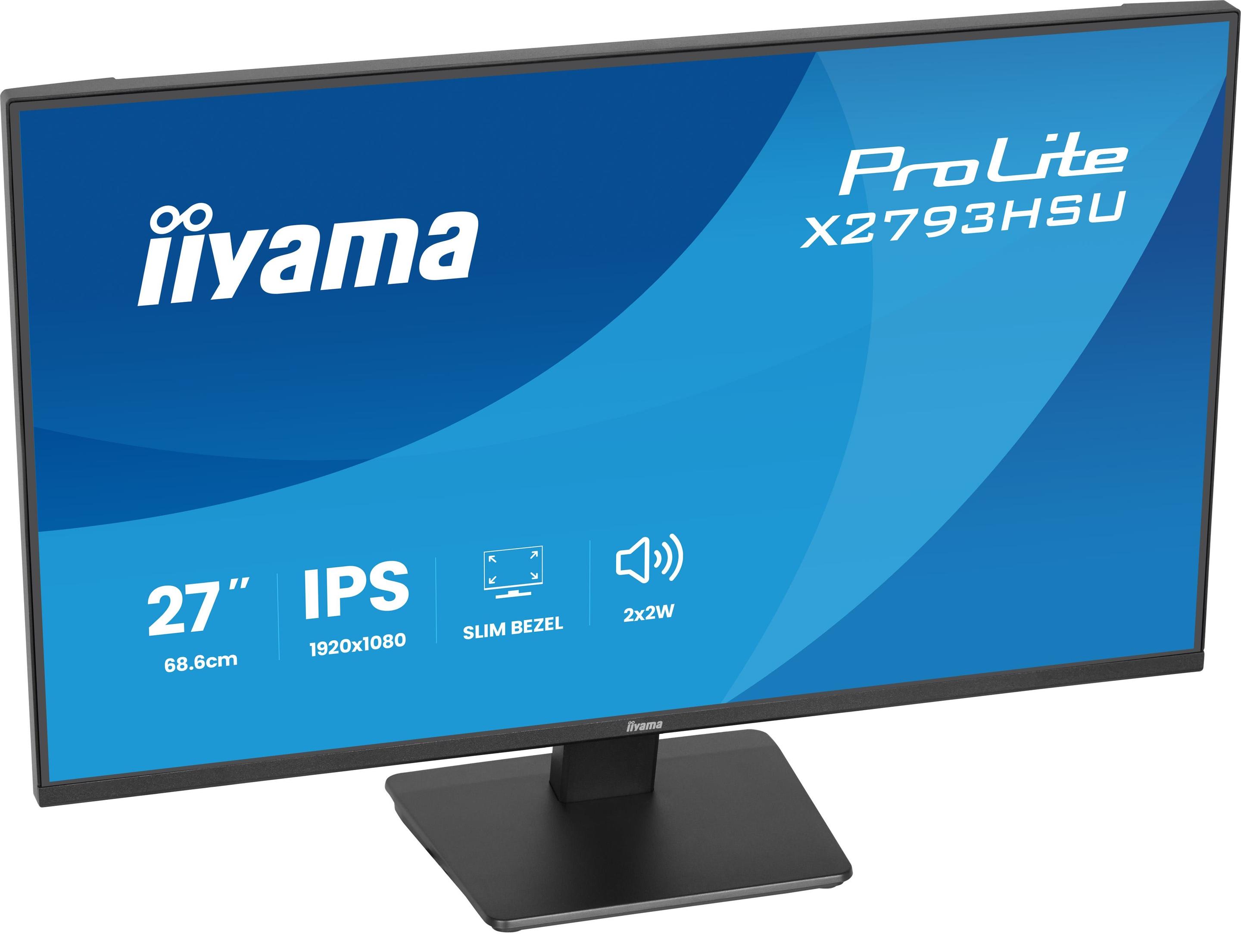 Monitor IIYAMA ProLite X2793HSU-B1 (27" - IPS - 120 Hz - Preto) — miniatura 3