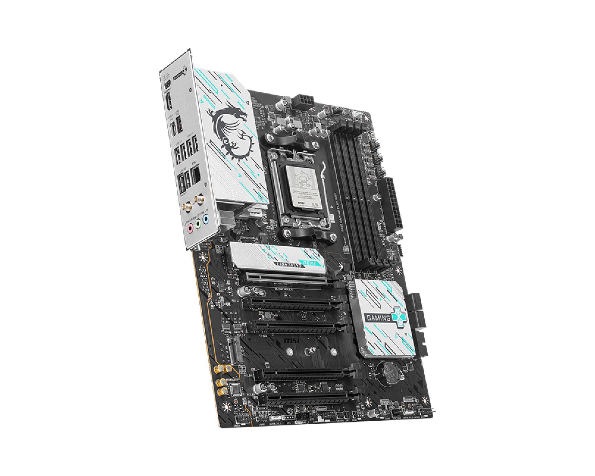 Motherboard MSI B840 GAMING PLUS WIFI (AM5 - ATX - Duplo canal - Preto) — miniatura 4