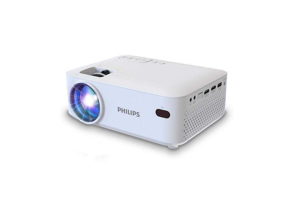 Projetor de Curta Distância PHILIPS NeoPix 100 (800x480 - LED - 800 x 480 - Branco)