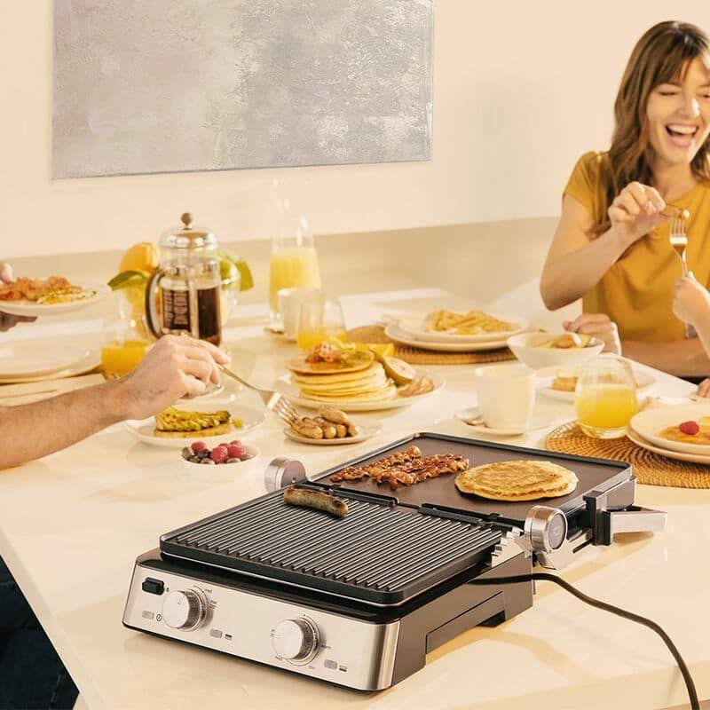 Grelhador Elétrico BRAUN MultiGrill 7 CG7020 (Altura 17,3 cm - Preto/Inox), miniatura 6