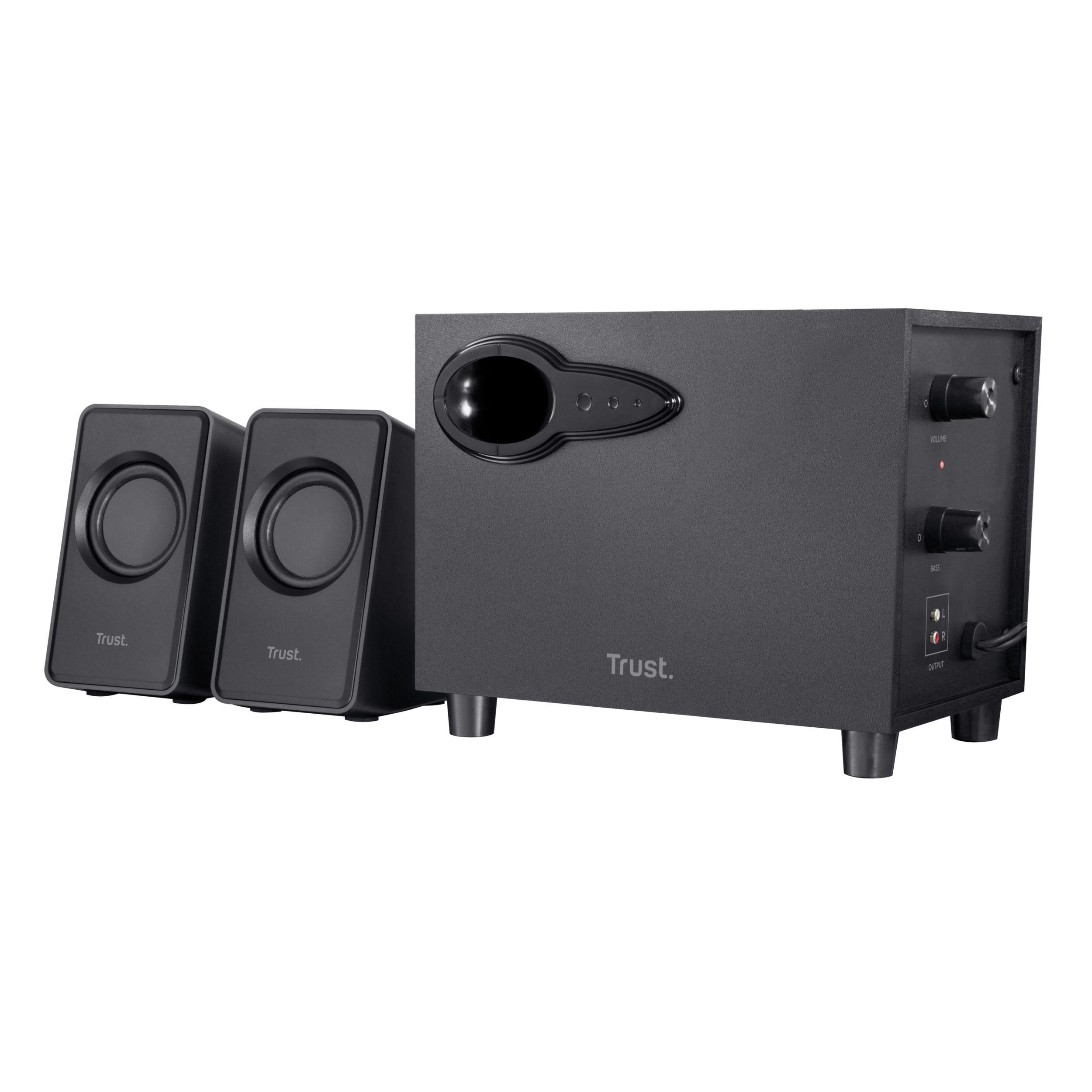 Conjunto de Colunas TRUST Avora 2.1 (Com fios - 9 W - 2.1 canais - Preto) — miniatura 2