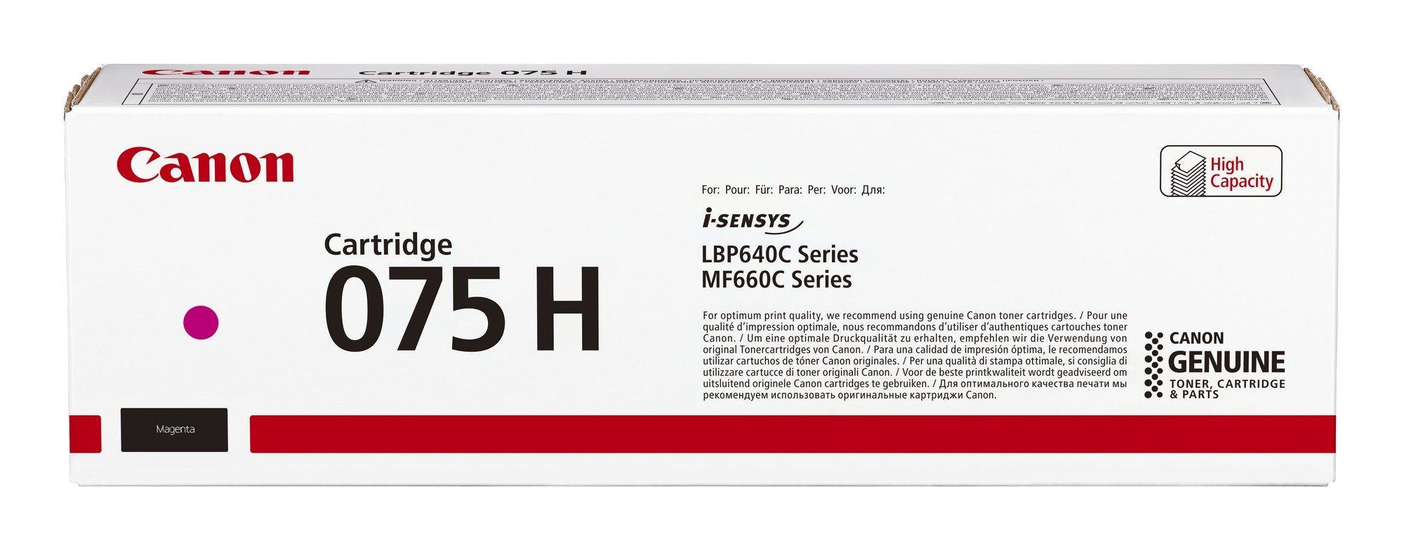 Toner CANON 075 H M (2500 páginas - Magenta)