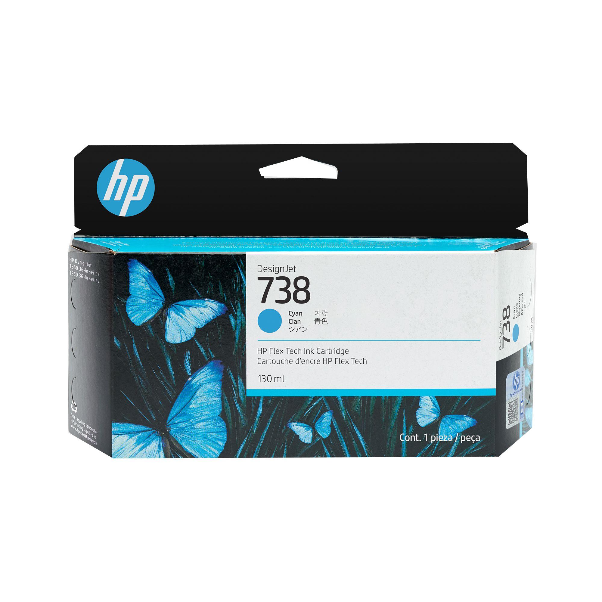 Tinteiro HP 498N5A (Ciano)