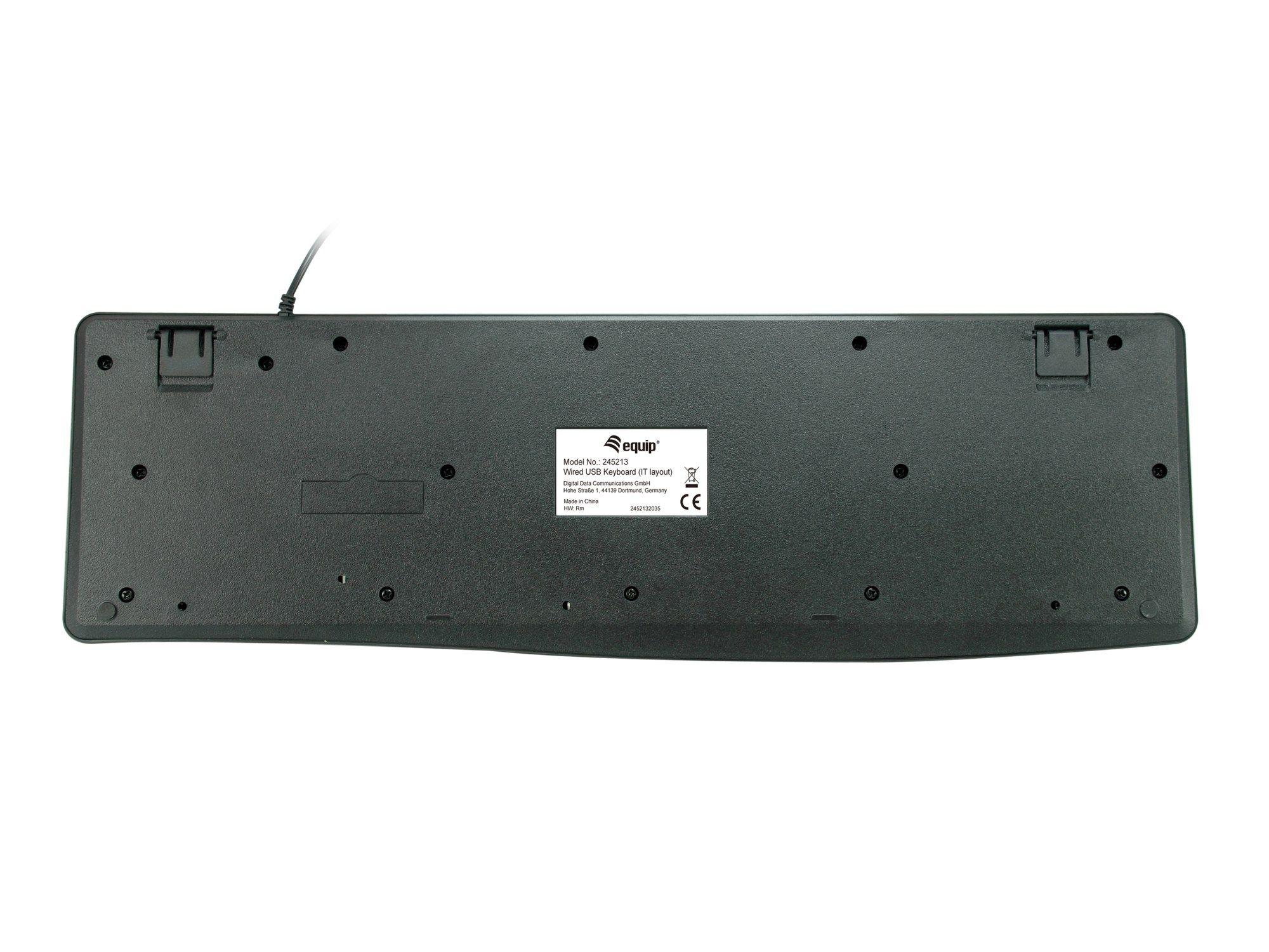 Teclado EQUIP 245213 (Italiano - Tamanho completo - USB - Preto), miniatura 6
