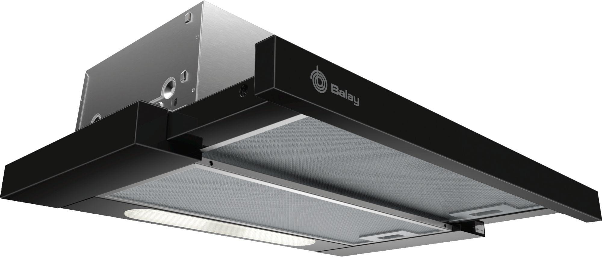 Exaustor Telescópico Encastre BALAY 3BT263MN (Altura 18 cm - 60 cm - 18 cm - Preto)