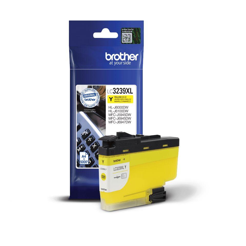 Tinteiro BROTHER LC3239XLY (5000 páginas - Amarelo) — miniatura 3