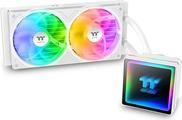 Cooler Líquido AIO para CPU THERMALTAKE TH240 V3 ARGB Sync Snow Edition (12 cm - 2500 RPM - Azul, Verde, Vermelho - Branco)