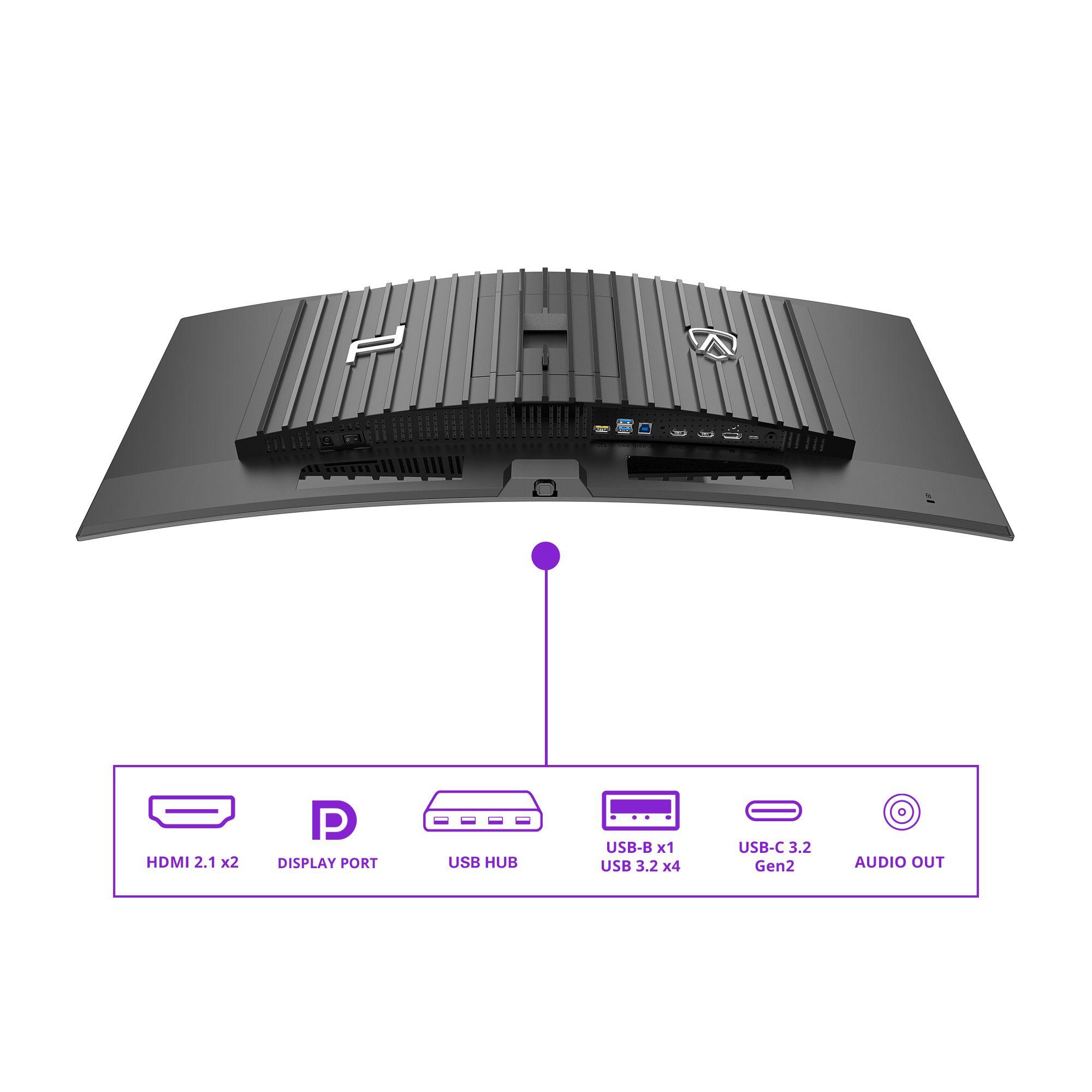 Monitor AOC AGON PRO PD34 (34" - OLED - 240 Hz - Preto) — miniatura 4
