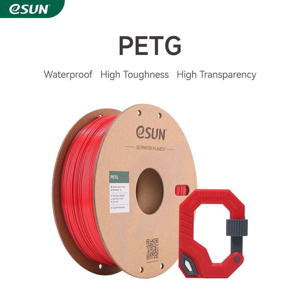 Filamento 3D ESUN PETG+ 1,75 mm (Preto), miniatura 2