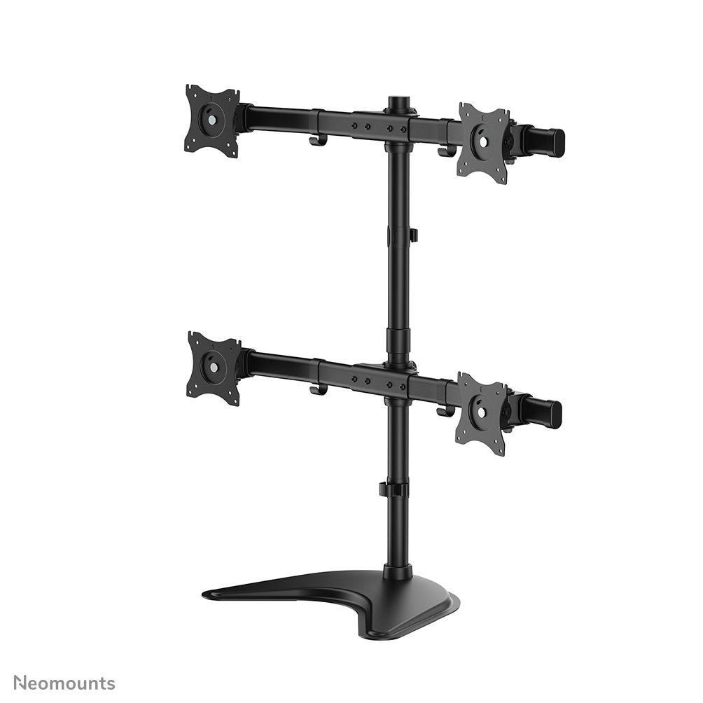 Suporte de Monitor NEOMOUNTS NM-D335D4BLACK (4 Monitores - 10–27" - Preto), miniatura 11