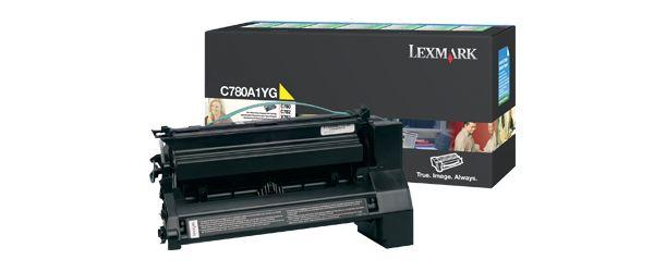 Toner LEXMARK C780A1YG (6.000 páginas - Amarelo)