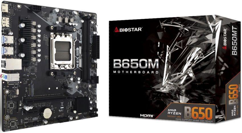 Motherboard BIOSTAR B650MT (AM5 - AMD Ryzen Série 7000 - Micro ATX - Azul), miniatura 2
