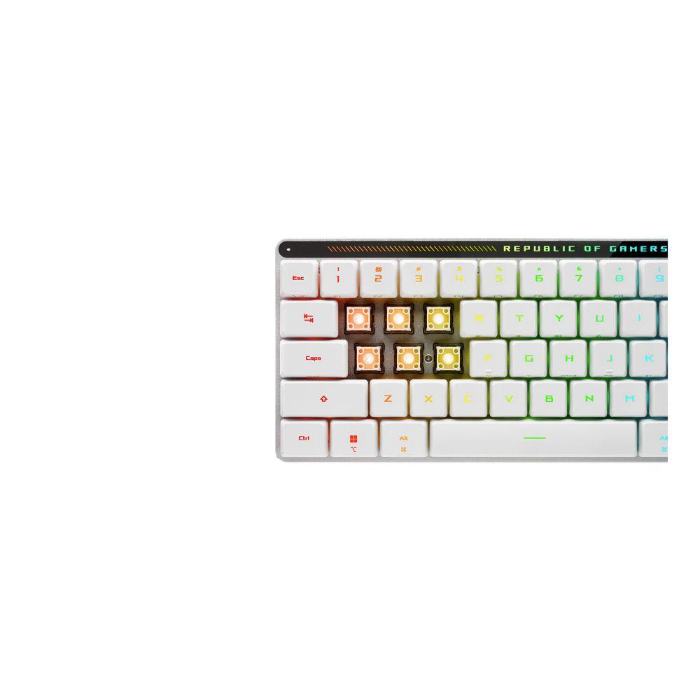 Teclado ASUS ROG Falchion RX Low Profile (QWERTY ES - ROG RX Red - 65% - Branco) — miniatura 2