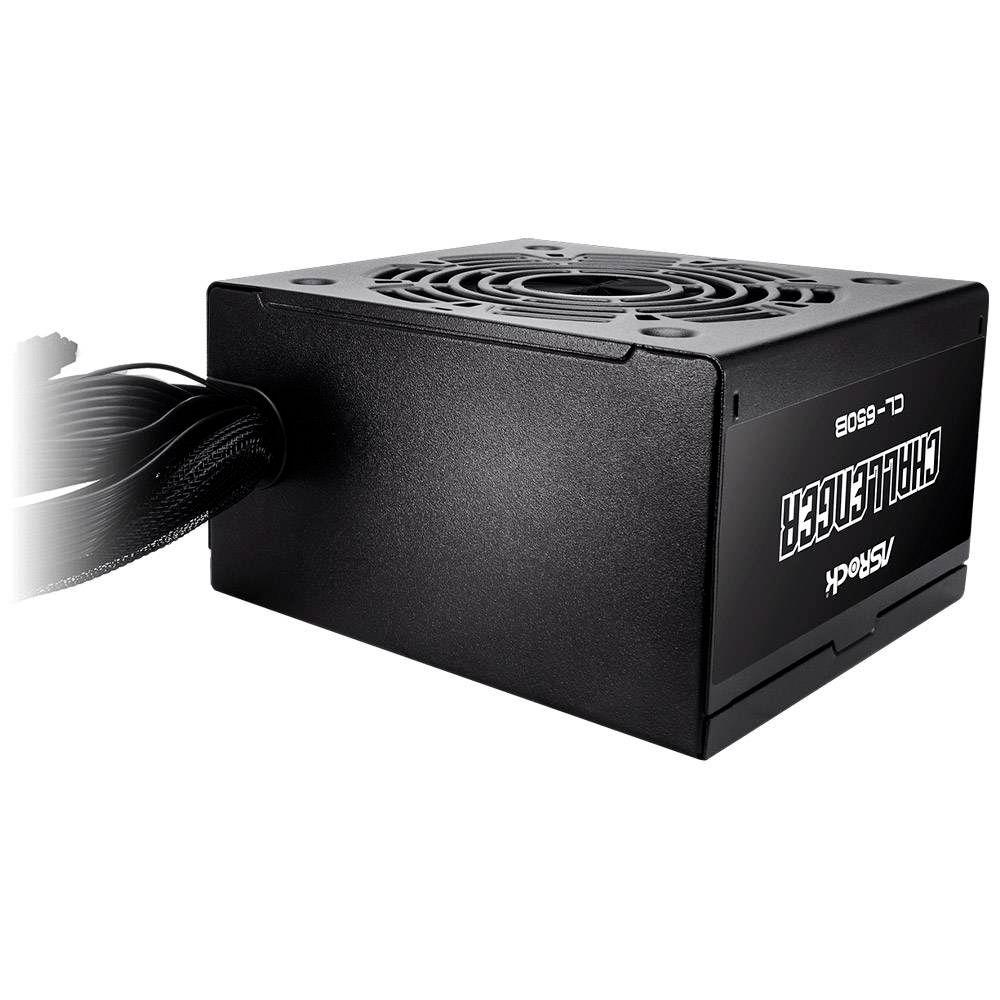 Fonte de Alimentação ASROCK Challenger CL-650B (ATX - 650 W - 80 PLUS Bronze - Preto), miniatura 3