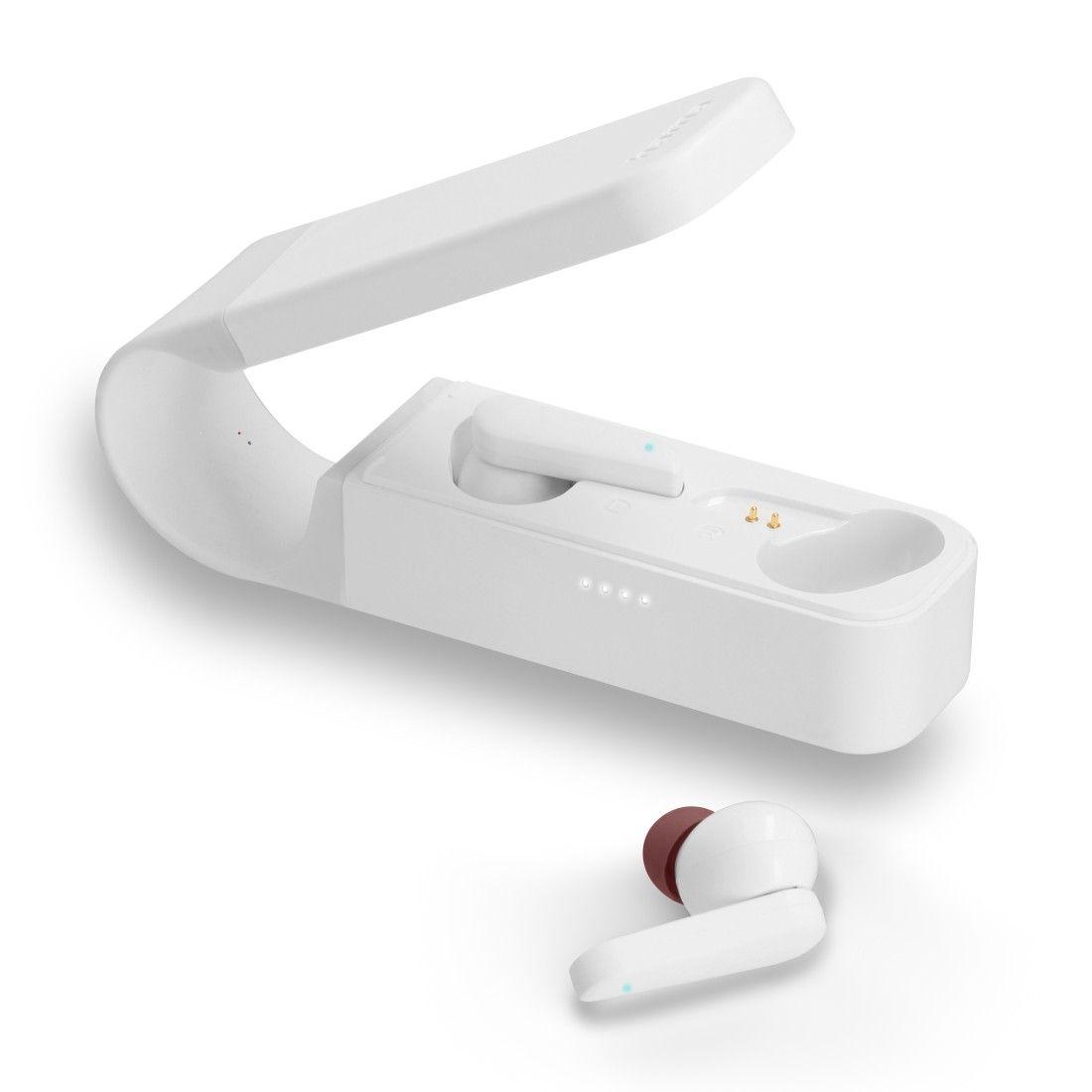 Auscultadores HAMA 00184104 Spirit Pocket (Binaural - True Wireless Stereo - Intra-aural - Branco)