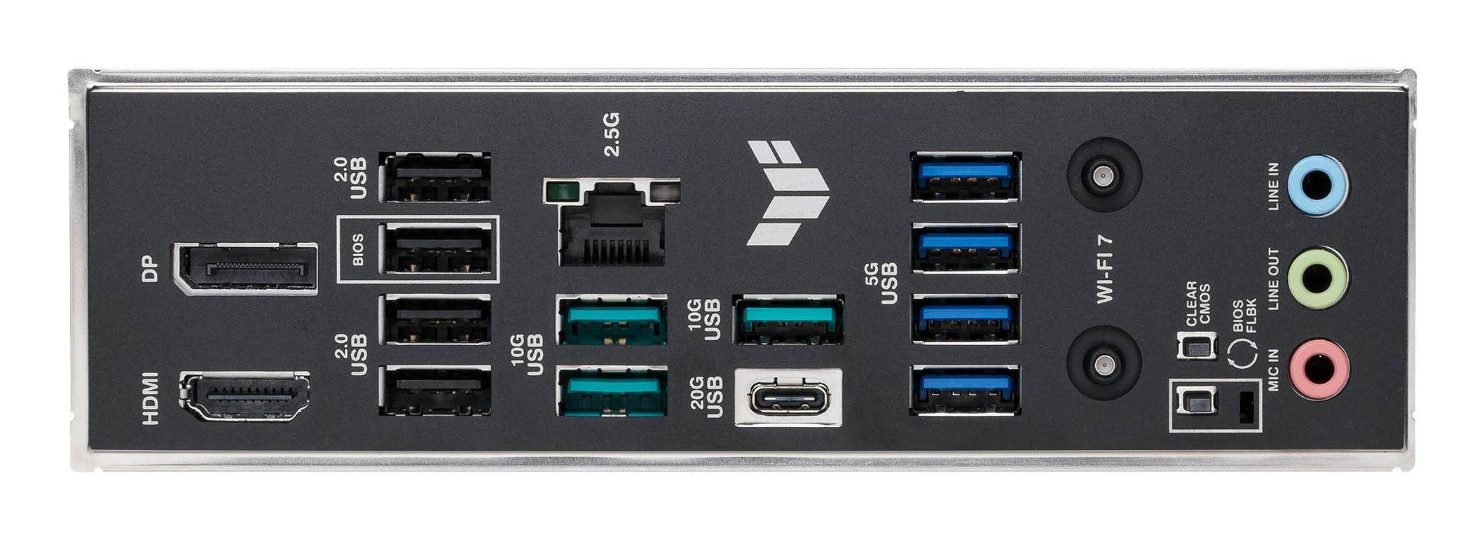 Motherboard ASUS TUF GAMING B850M-PLUS WIFI7 (AM5 - micro ATX - ATX - Preto), miniatura 6