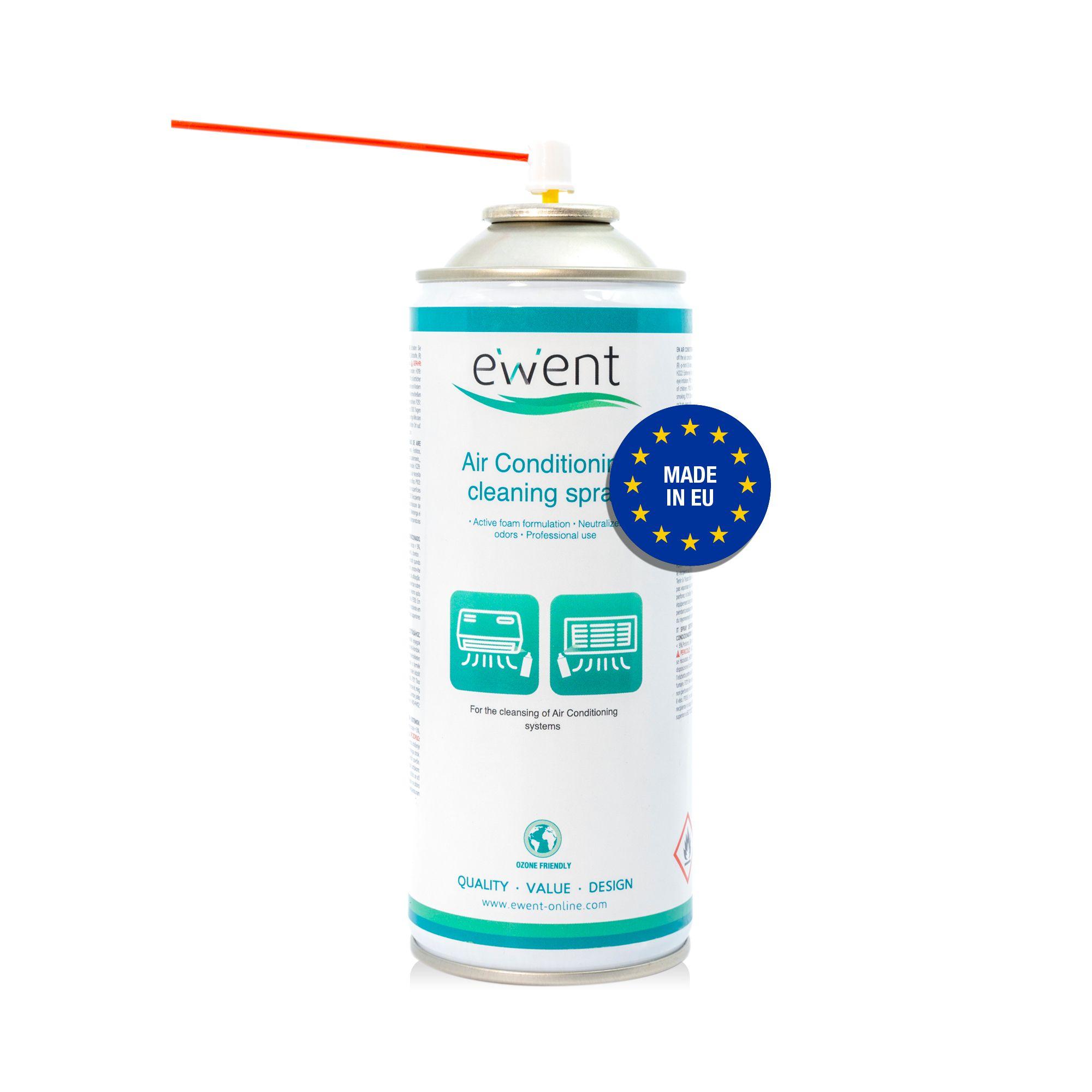 Spray de Limpeza para Ar Condicionado EWENT EW5619 (Universal - Branco) — miniatura 2