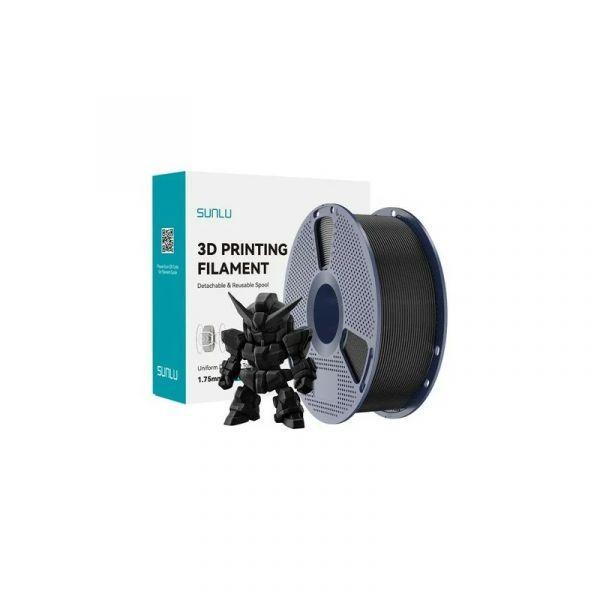 Filamento de Impressão 3D SUNLU PLA+ 2.0 B (Preto)