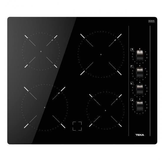 Placa Vitrocerâmica Encastre TEKA TBC64000XFL (6000 W - Vidro-cerâmica - Rotativo - Preto)