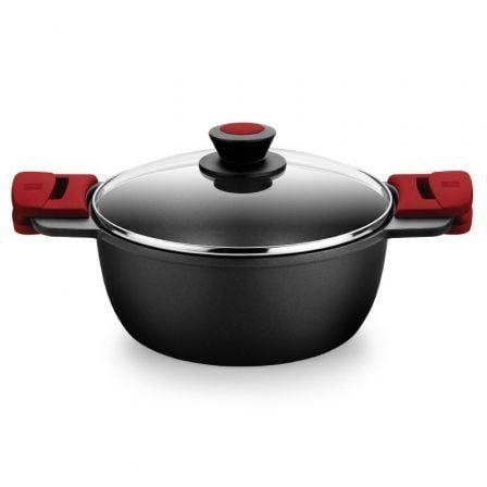Caçarola Alta BRA Premiere A410324 (Alumínio fundido - Preto/Vermelho)