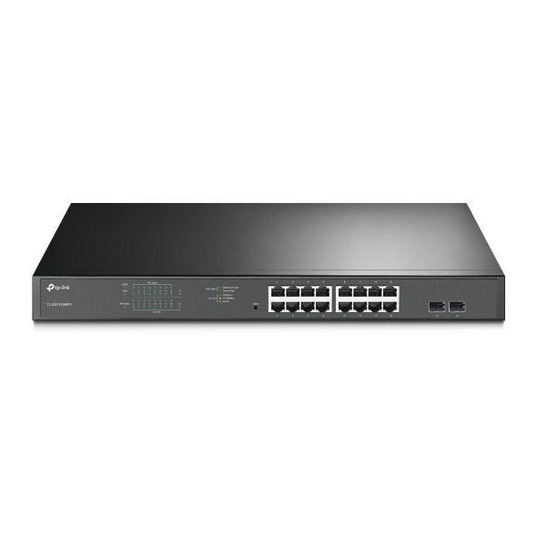 Switch Gerido TP-LINK TL-SG1218MPE (Gigabit Ethernet - 4,1 MB - 36 Gbit/s - Preto)
