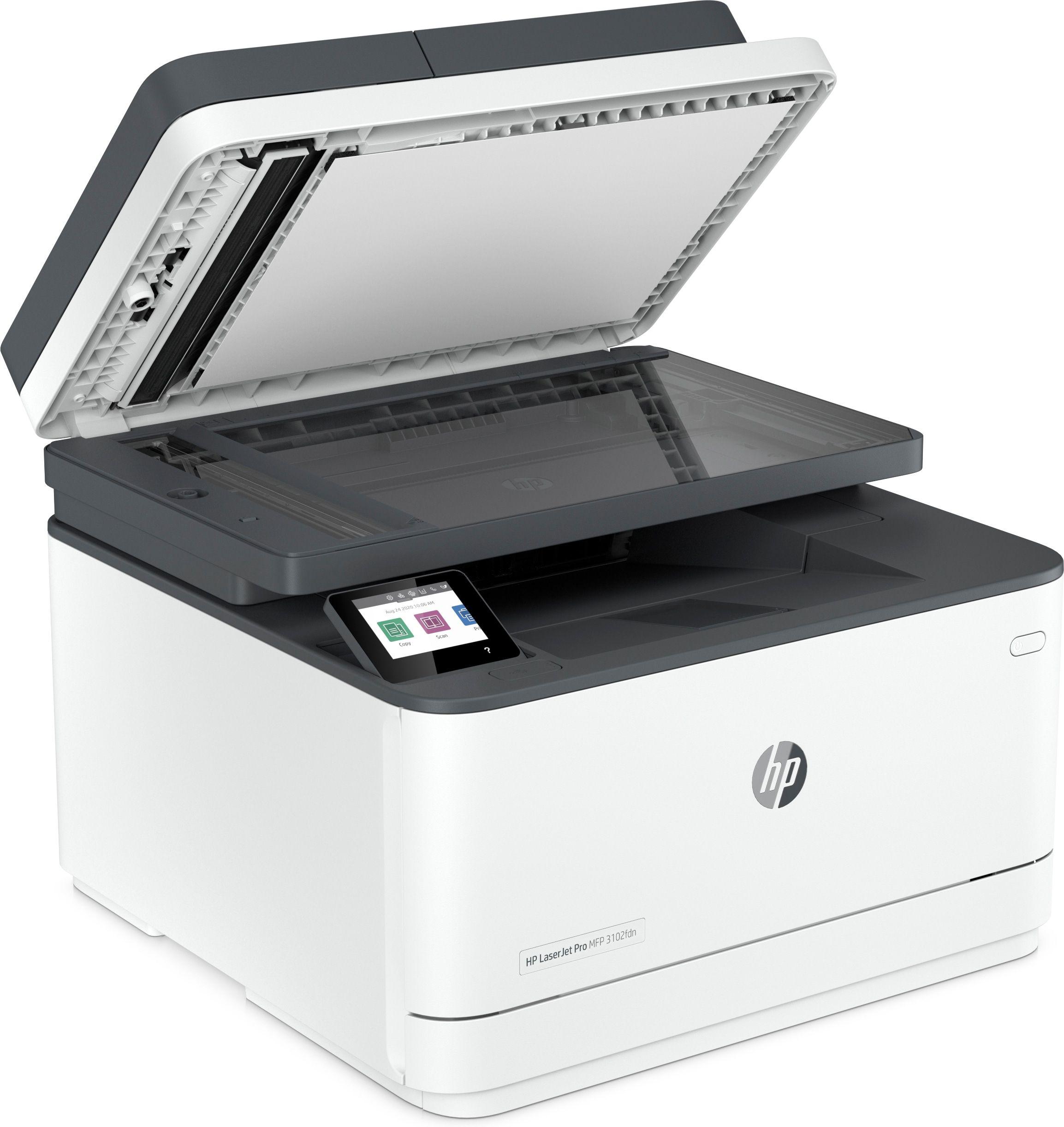 Impressora Multifuncional Laser HP LaserJet Pro 3102fdn (A4 - Impressão a preto e branco - 250 folhas - Branco), miniatura 4