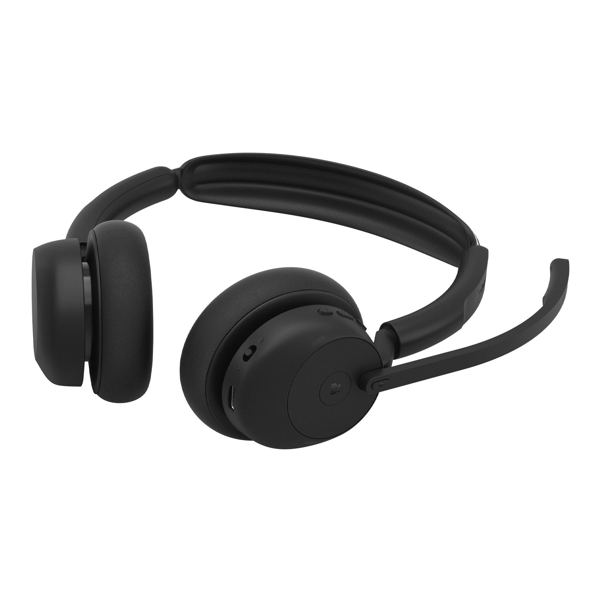 Headset JABRA Evolve3 45 Stereo Link 390a MS Stand (Binaural - Sem fios - Supra-aural - Preto), miniatura 7