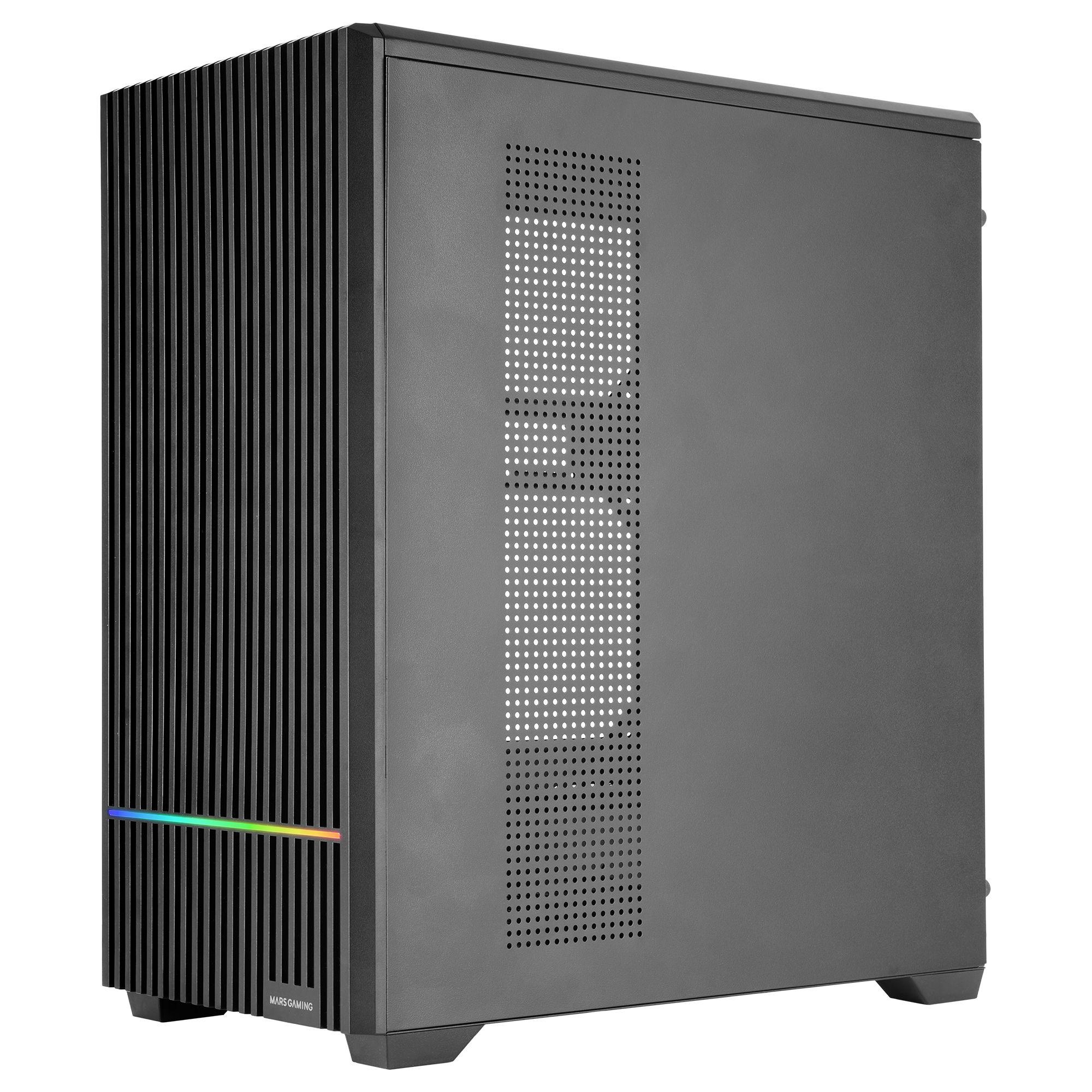 Caixa PC MARS GAMING MCQUANTUM (ATX, Micro ATX, Mini-ITX - Midi Tower - Vidro temperado - Preto) — miniatura 6