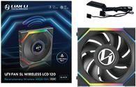 Ventoinha LIAN LI UNI FAN SL Wireless LCD (Multicolor - 2,64 W - Preto)