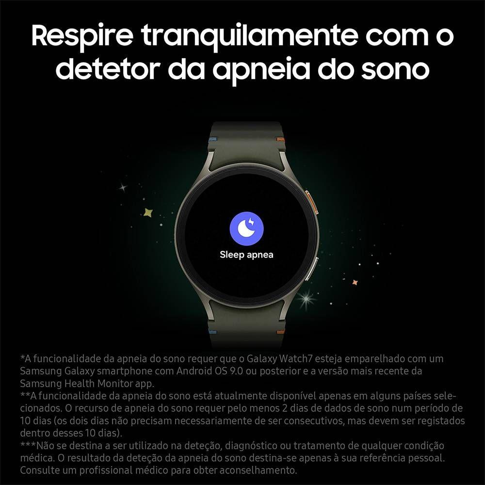 Smartwatch SAMSUNG Galaxy Watch7 44mm BT (Redondo - Wear OS - Exynos W1000 - Verde), miniatura 4