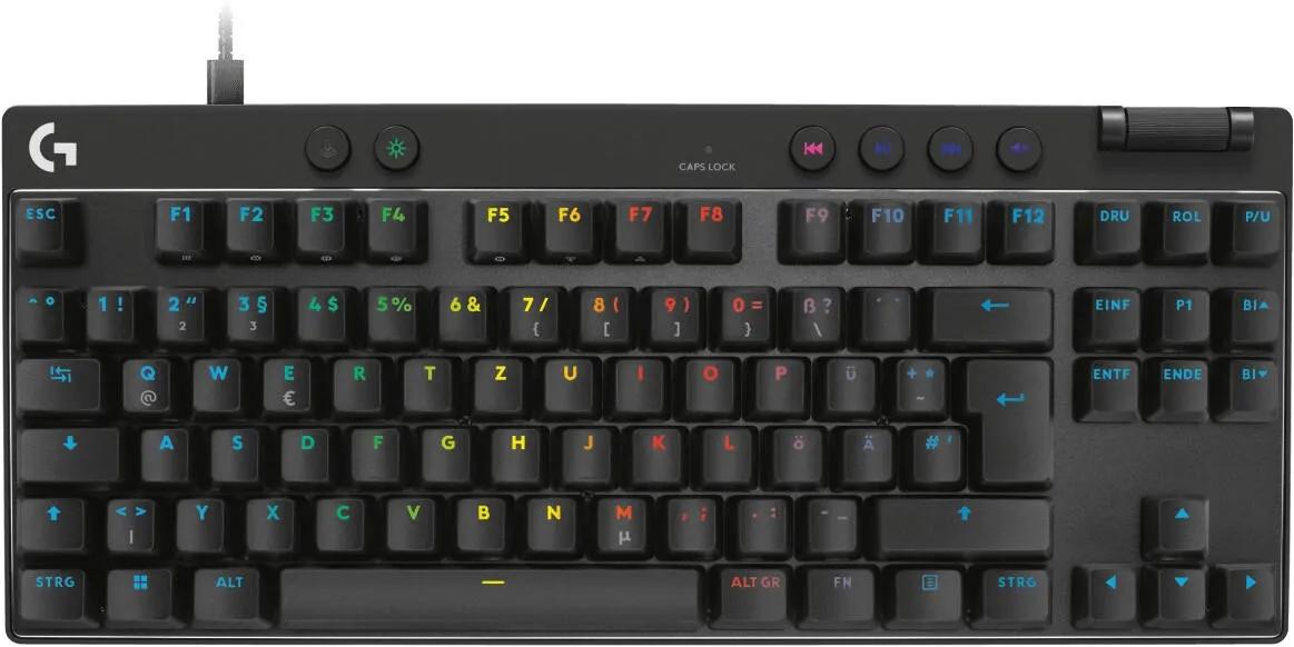 Teclado LOGITECH G PRO X RAPID (Alemão QWERTZ - Magnético analógico linear - TKL - Rosa), miniatura 4