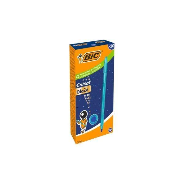 Esferográfica BIC Cristal Glace (Azul Metalizado Mate), miniatura 2