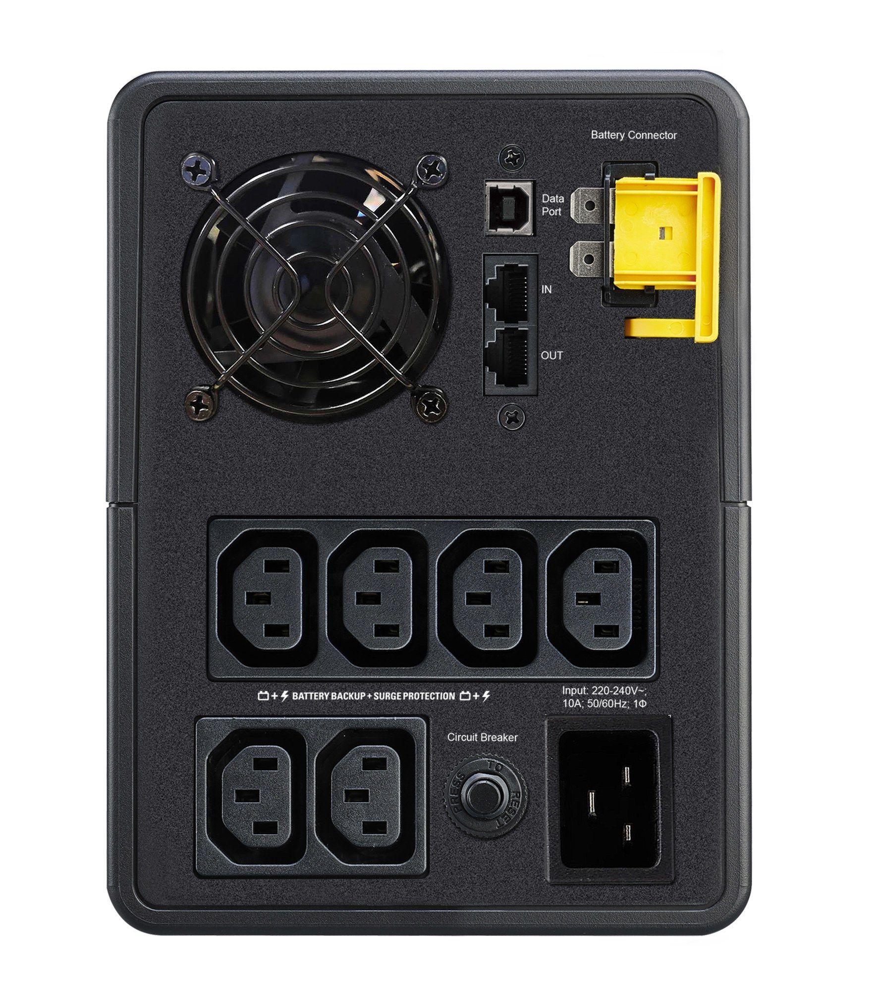 UPS APC BX2200MI (Cabo de alimentação de entrada - USB 2.0, tipo B - Preto) — miniatura 2