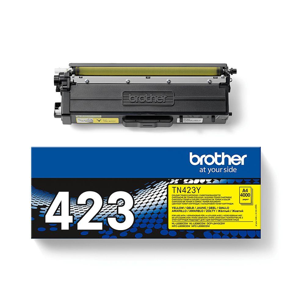 Toner BROTHER TN-423Y (4000 páginas - Amarelo), miniatura 2