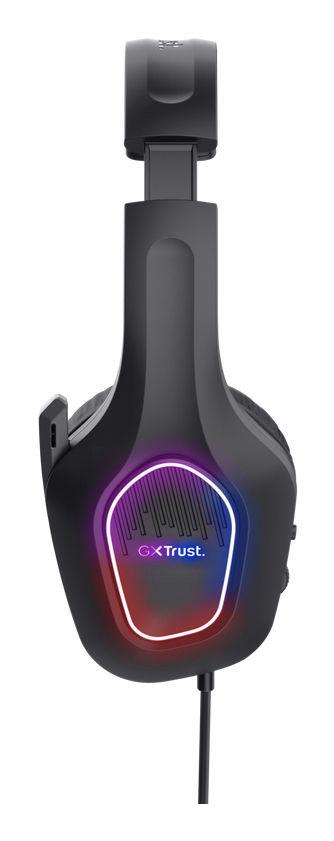 Headset Gaming TRUST GAMING GXT 416 Zirox (Binaural - Com fios - Supra-aural - Preto), miniatura 8