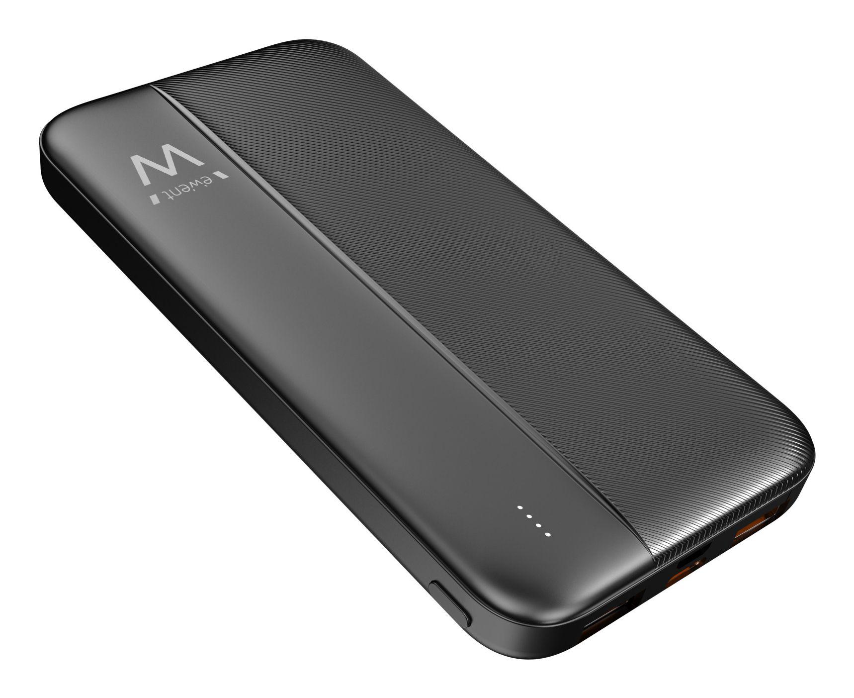 Bateria Externa EWENT EW1161 (10000 mAh - 22,5 W - Micro-USB + USB Type-C - Preto), miniatura 2